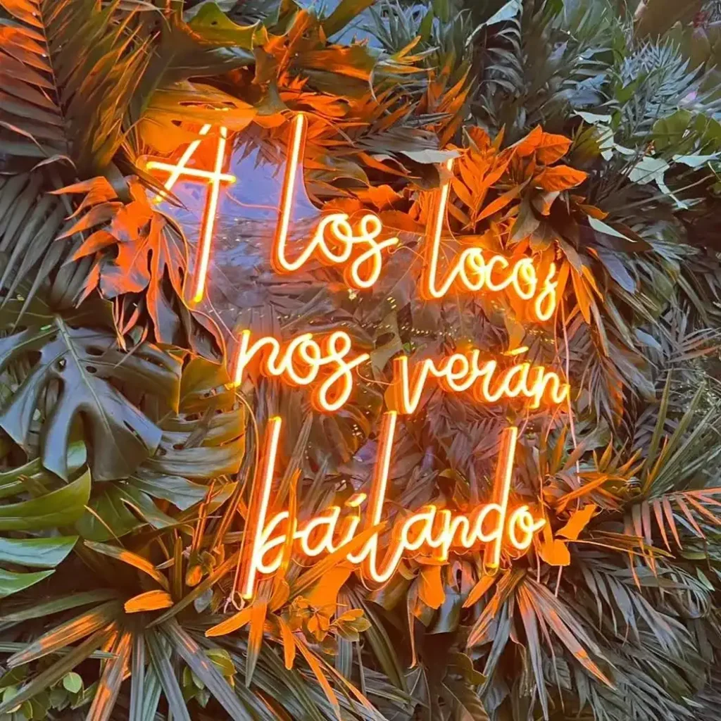 neones frases bodas